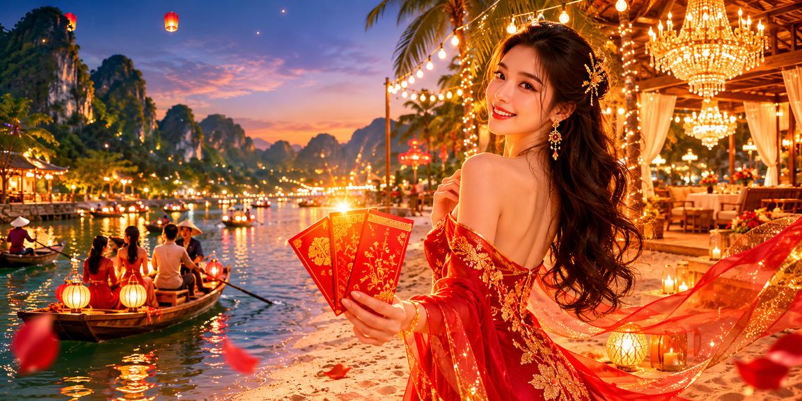 Người dùng truy cập nền tảng 698 trên điện thoại tại chợ đêm Ninh Bình